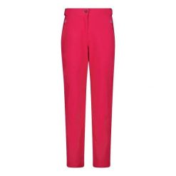 Damskie elastyczne spodnie narciarskie CMP Clima Protect. Czerwone spodnie sportowe damskie CMP, bez wzorów, z elastanu, narciarskie. Za 459.99 zł.