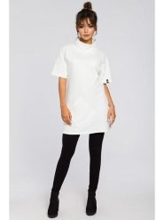 Be Wear Sukienka w kolorze kremowym rozmiar: S/M. Brązowe sukienki damskie Be Wear, bez wzorów, bez ramiączek. Za 74.99 zł.