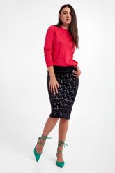 Spódnica EMPORIO ARMANI. Spódnice damskie Emporio Armani, bez wzorów. W wyprzedaży za 673.47 zł.