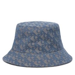 Kapelusz Calvin Klein. Niebieskie kapelusze damskie Calvin Klein, bez wzorów. Za 149.99 zł.