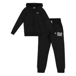 Bluza z kaptur na trening na czas wolny. Czarne bluzy damskie LEONE 1947 APPAREL, bez wzorów, z bawełny, bez kaptura. W wyprzedaży za 112.15 zł.