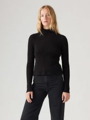 Levi´s Sweter w kolorze czarnym rozmiar: S. Czarne golfy damskie s, z bawełny, bez kołnierzyka. Za 114.45 zł.