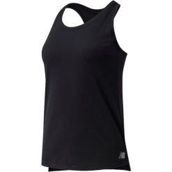 Koszulka damska New Balance Core Tank. Czarne koszulki sportowe damskie New Balance, xs, bez wzorów, bez ramiączek. Za 71.00 zł.
