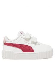 Puma Sneakersy Carina 3.0 V Inf 401480 06 Biały. Białe buty sportowe dziewczęce Puma, bez wzorów, ze skóry, bez zapięcia. Za 139.99 zł.