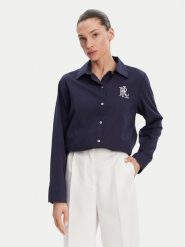 LAUREN RALPH LAUREN Koszula 20529276 Granatowy Regular Fit. Niebieskie koszule damskie Lauren Ralph Lauren, xs, bez wzorów, z bawełny, bez kołnierzyka, bez ramiączek. Za 489.99 zł.