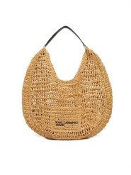 Karl Lagerfeld Jeans Torebka B2W50050 Beżowy. Brązowe torebki klasyczne damskie Karl Lagerfeld Jeans, z jeansu, bez dodatków. Za 429.99 zł.