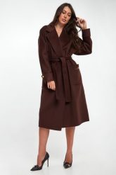 Płaszcz damski wełniany ELISABETTA FRANCHI. Płaszcze damskie Elisabetta Franchi, bez wzorów, z wełny, bez kaptura. Za 3,559.00 zł.