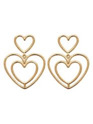 L'Atélier Précieux Pozłacane kolczyki-wkrętki rozmiar: onesize. Żółte kolczyki damskie l'Atelier precieux, pozłacane. Za 100.99 zł.