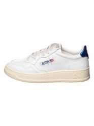 AUTRY Skórzane sneakersy "Medalist Low" w kolorze biało-niebieskim rozmiar: 37. Białe obuwie sportowe damskie AUTRY, bez zapięcia. Za 351.38 zł.