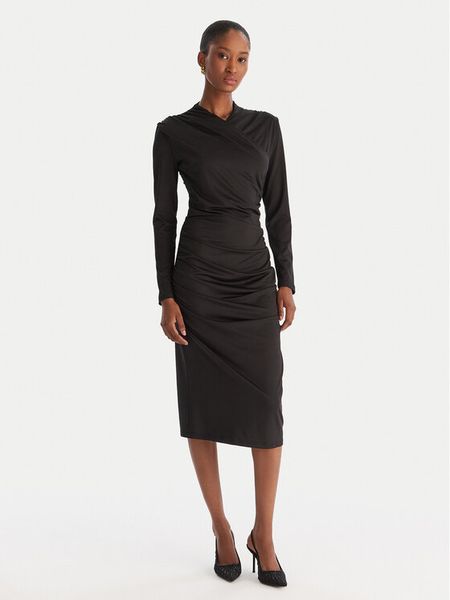 ACCESS FASHION Sukienka koktajlowa 54-3040-225 Czarny Slim Fit. Czarne sukienki damskie ACCESS FASHION, bez wzorów, z syntetyku, wizytowe, bez ramiączek. Za 269.99 zł.