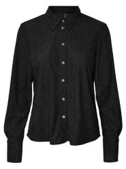Vero Moda Koszula w kolorze czarnym rozmiar: XS. Czarne koszule damskie Vero Moda, xs, bez wzorów, bez kołnierzyka, bez ramiączek. Za 57.06 zł.
