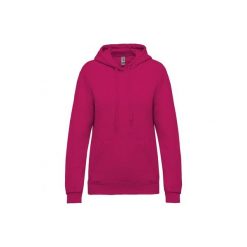 Bluza damska z kapturem Kariban. Czerwone bluzy damskie KARIBAN, xl, bez wzorów, z bawełny, z kapturem. Za 144.00 zł.