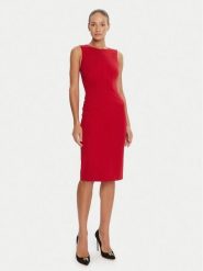 Marciano Guess Sukienka koktajlowa 5YGK30 7160A Czerwony Slim Fit. Czerwone sukienki damskie Marciano Guess, z aplikacjami, z wiskozy, wizytowe, bez ramiączek. Za 819.99 zł.