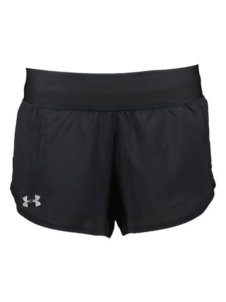 Under Armour Szorty sportowe w kolorze czarnym rozmiar: M. Czarne spodenki sportowe damskie Under Armour, m, bez wzorów, z materiału, outdoorowe. Za 39.49 zł.