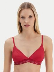 Guess Biustonosz bezfiszbinowy O4YC16 KCF20 Czerwony. Czerwone biustonosze Guess, z aplikacjami, z syntetyku. Za 139.99 zł.