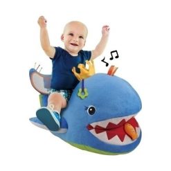 DUŻY PLUSZOWY WIELORYB NIEBIESKI (KIDS-0380). Niebieskie przytulanki i maskotki K'S Kids. Za 246.21 zł.