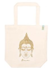 Moses. Torba "Omm for you" w kolorze kremowym na zakupy - 37 x 38 x 13 cm rozmiar: onesize. Brązowe shopper bag Moses, bez wzorów, z bawełny, na ramię, bez dodatków. Za 52.99 zł.