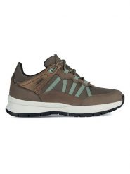 Geox Sneakersy "Braies" w kolorze brązowym rozmiar: 38. Brązowe obuwie sportowe damskie Geox, z materiału, bez zapięcia. Za 184.46 zł.