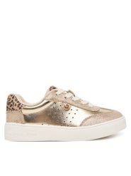MICHAEL Michael Kors Sneakersy MK02284732 Złoty. Żółte buty sportowe dziewczęce MICHAEL Michael Kors, bez wzorów, ze skóry, bez zapięcia. Za 279.99 zł.