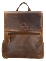 Micmacbags Skórzany plecak "Next Navajo" w kolorze brązowym - 23 x 26 x 9 cm rozmiar: onesize. Brązowe plecaki Micmacbags, bez wzorów, z materiału. Za 275.45 zł.