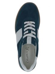 Caprice Skórzane sneakersy w kolorze granatowym rozmiar: 37,5. Niebieskie obuwie sportowe damskie Caprice, bez zapięcia. Za 196.70 zł.