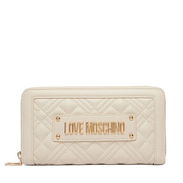 Portfel LOVE MOSCHINO. Białe portfele damskie Love Moschino, bez wzorów. Za 279.99 zł.