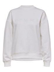 SELECTED FEMME Bluza "Joelle" w kolorze białym rozmiar: XL. Białe bluzy damskie Selected Femme, xl, bez wzorów, z bawełny, bez kaptura. Za 87.81 zł.