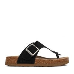 Japonki G-Star Raw. Czarne klapki damskie G-Star Raw, bez wzorów, bez obcasa, bez zapięcia. Za 159.99 zł.