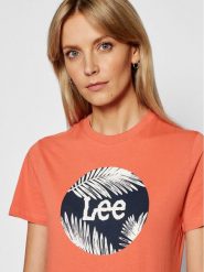 LEE CIRCLE TEE DAMSKI T-SHIRT LOGO NADRUK PAPRIKA L40TEHNI 112108747. T-shirty damskie Lee, l, bez wzorów, bez kołnierzyka. Za 59.99 zł.