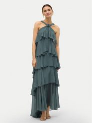 Vero Moda Sukienka wieczorowa Felicia 10295237 Zielony Slim Fit. Zielone sukienki damskie Vero Moda, bez wzorów, z syntetyku, wizytowe, bez ramiączek. Za 249.99 zł.