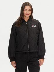Fila Kurtka bomber Lunde FAW0896 Czarny Loose Fit. Czarne kurtki damskie Fila, xs, bez wzorów, z syntetyku, bez kaptura. Za 319.99 zł.