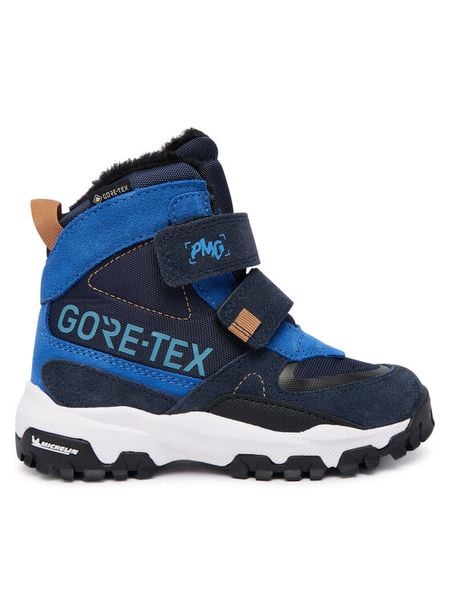 Primigi Śniegowce GORE-TEX 8936011 M Granatowy. Niebieskie buty zimowe chłopięce Primigi, z gore-texu, bez zapięcia. Za 379.99 zł.