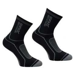 Wodoodporne Skarpety Unisex Dla Dorosłych. Czarne skarpetki damskie Regatta, bez wzorów, z bawełny. Za 195.99 zł.