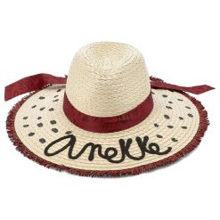 Beżowy Damski Słomkowy Kapelusz Przeciwsłoneczny Anekke. Brązowe kapelusze damskie Anekke, bez wzorów, boho. Za 139.00 zł.