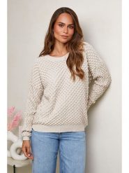 UNANYME Georges Rech Sweter w kolorze beżowym rozmiar: 38/40. Brązowe swetry klasyczne damskie UNANYME Georges Rech, bez kołnierzyka. Za 105.38 zł.