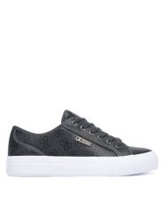 Guess Sneakersy FLTJ10 FAL12 Szary ciemny. Szare obuwie sportowe damskie Guess, ze skóry, bez zapięcia. Za 414.99 zł.
