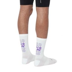 Skarpetki Circle Sportswear Speedy High 2. Brązowe skarpetki damskie CIRCLE SPORTSWEAR, bez wzorów, z poliamidu. Za 143.50 zł.