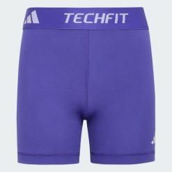 KRÓTKIE LEGGINSY TECHFIT. Białe legginsy damskie Adidas, l, bez wzorów, z dzianiny, na fitness i siłownię, climacool (adidas). Za 99.95 zł.