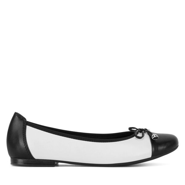 Baleriny Lasocki. Białe balerinki damskie Lasocki, bez wzorów. Za 119.99 zł.