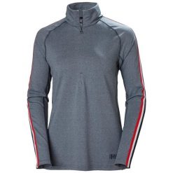 Bluza damska z zamkiem 1/2 Helly Hansen edge. Niebieskie bluzy damskie Helly Hansen, s, bez wzorów, z elastanu, bez kaptura. Za 336.50 zł.