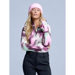 Bluza narciarska - Damska – Cabin Life – różowo-zielony. Zielone bluzy damskie POEDERBAAS, na zimę, xs, bez wzorów, z elastanu, bez kaptura. W wyprzedaży za 242.82 zł.