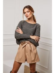 So Cachemire Sweter "Jackson" w kolorze khaki rozmiar: L. Brązowe swetry klasyczne damskie So Cachemire, l, z kaszmiru, bez kołnierzyka. Za 248.95 zł.