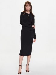 Pinko Sukienka koktajlowa 100111 A0GM Czarny Regular Fit. Czarne sukienki damskie Pinko, bez wzorów, z syntetyku, wizytowe, bez ramiączek. Za 1,689.00 zł.