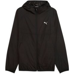 Kurtka sportowa Puma Packlite Windbreaker. Czarne kurtki sportowe damskie Puma, bez wzorów, bez kaptura. Za 390.00 zł.