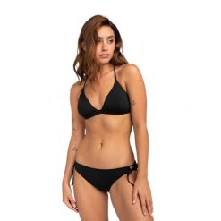 Dół od stroju kąpielowego Billabong Sol Searcher Low Rider. Czarne bikini Billabong, bez wzorów. Za 56.99 zł.