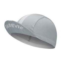 Przewiewna czapka rowerowa - szara i biała. Białe czapki z daszkiem damskie DAREVIE, na lato, bez wzorów, z materiału. Za 84.99 zł.