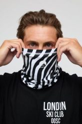 OOSC Komin - Hotel California Zebra Print. Białe kominy damskie OOSC, na zimę, bez wzorów, z elastanu. Za 98.99 zł.