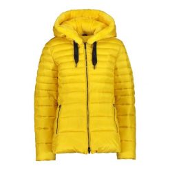 Damska kurtka z kapturem CMP. Żółte kurtki damskie CMP, na zimę, bez wzorów, z puchu, z kapturem. Za 512.45 zł.