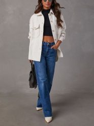 LA Angels Koszula w kolorze kremowym rozmiar: S. Brązowe koszule damskie LA Angels, s, bez wzorów, bez kołnierzyka, bez ramiączek. Za 209.82 zł.