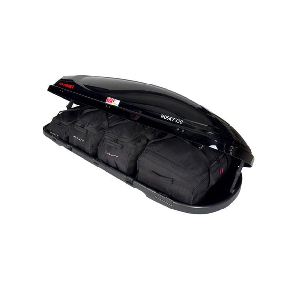 Torby Do Boksu Dachowego Kamei Husky 330 4Szt Kjust. Czarne torby podróżne KJUST, bez wzorów. Za 793.00 zł.